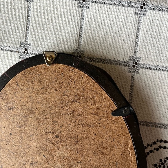 Vintage Brown Oval Photo Frame - Picture 3 of 5